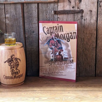 Affiche Captain Morgan Rum, en métal
